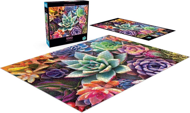 Buffalo Games - James Mertke - Simple Succulent - 1000 Piece Jigsaw Puzzle For Adults -Challenging Puzzle Perfect for Game Nights - Finished Size is 26.75 x 19.75 - Image 4